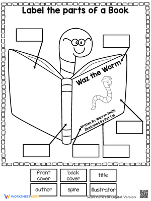 Labeling the Parts of a Book