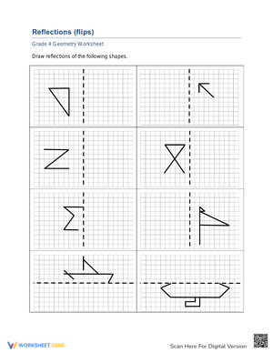 Drawing Reflections: Geometry Practice