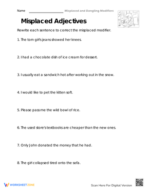 Correct Sentences with Dangling Modifiers