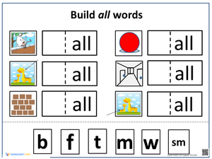 Build-a-Word Worksheet: Expand Vocabulary