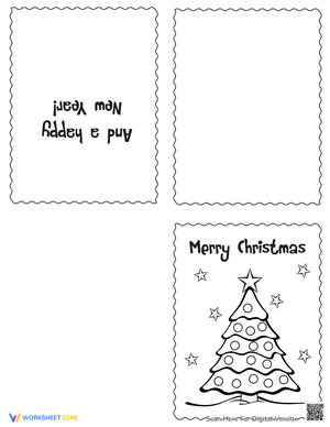 Color Your Own Christmas Cards: Festive Fun