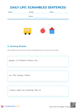 Scrambled Sentences