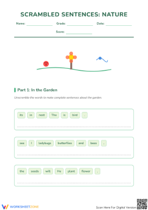 Scrambled Sentences