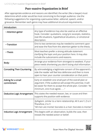 Purr-suasive Writing Organization Guide - Structure & Strategies
