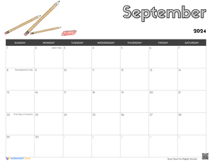 Printable Calendars for Kids 9