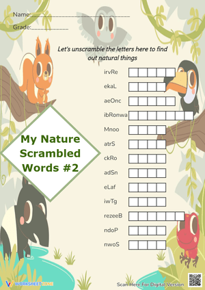 Unscramble Nature Words in This Fun Puzzle