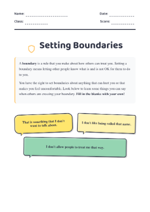 Setting Boundaries
