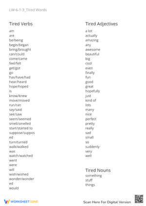 LW-6-1-3_Tired Words