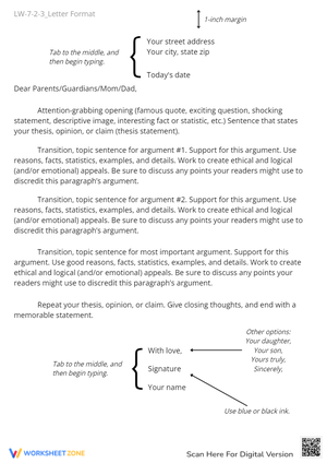 Letter Writing Format Guide