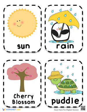 Spring ESL Flashcards: Learn Seasonal Vocabulary