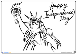 4th of July: Independence Day Coloring Fun