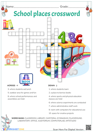 School places Crossword