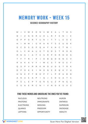 Memory Work - Week 15