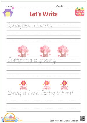 Spring Writing Practice