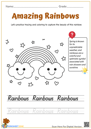 Amazing Rainbow Tracing and Coloring