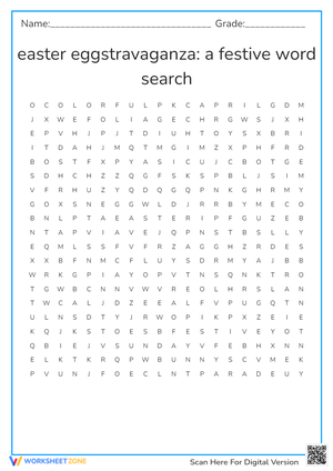 easte word search