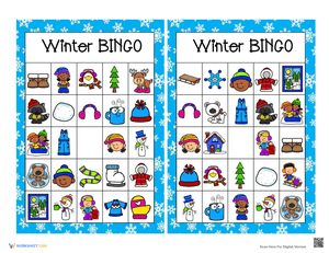 Winter Bingo Cards: A Fun Game