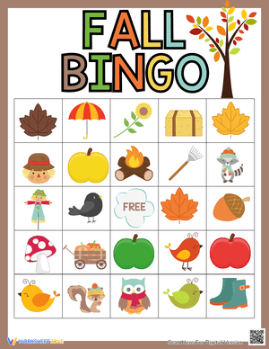 Engaging Fall Bingo for Students