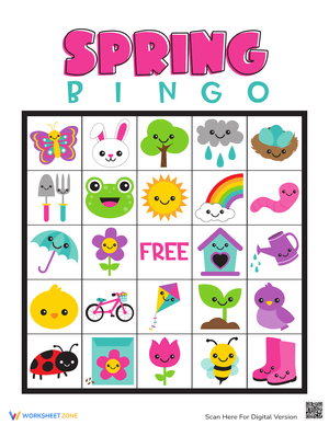 Spring Bingo Set