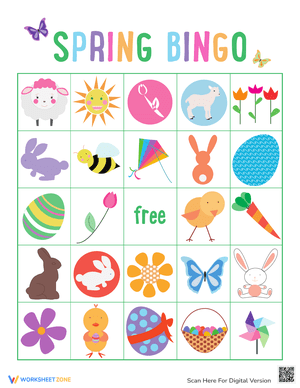 Spring Bingo For Fun Activities