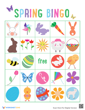 Spring Bingo Fun Learning