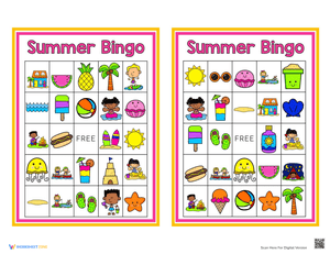 Summer Bingo Fun With Friends