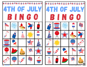 Exciting July 4th Bingo Game