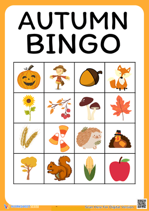 Engaging Autumn Bingo Activity