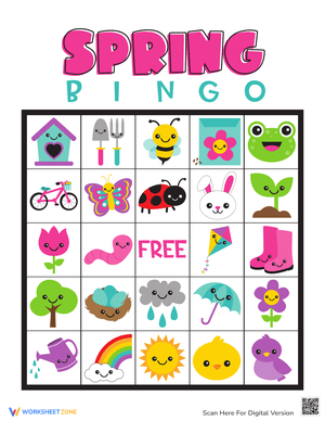 Fun Spring Bingo Set