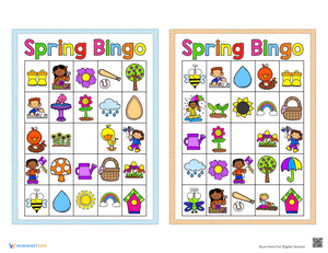 Engaging Spring Bingo Game