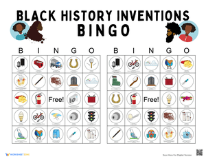 Explore Black History with Inventions Bingo Game