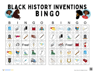 Engaging Black History Inventions Bingo for Classrooms