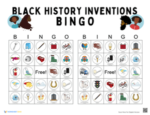 Engaging Black History Inventions Bingo