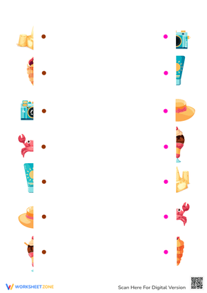 Summer Match the Halves