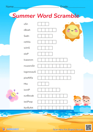 Sunny Day Word Puzzle Challenge
