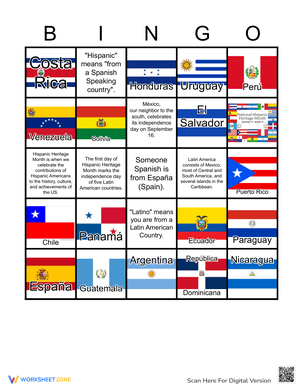 National Hispanic Heritage Month