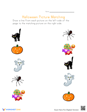 Halloween Picture Matching