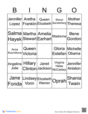 Explore Women's History Month with this Worksheet