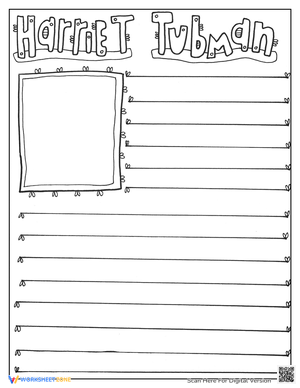 Honoring Harriet Tubman Worksheet Activity