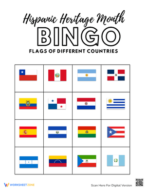 Celebrate Hispanic Heritage Month with Flag Bingo
