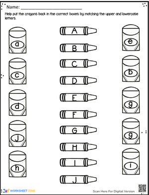 First Day of School Matching Worksheet