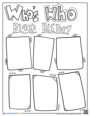 Who's Who: Black History Worksheet