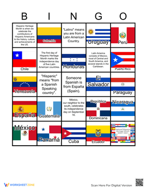 Celebrate Hispanic Heritage Month with engaging activities!