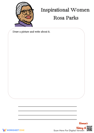 Rosa Parks Inspirational Women Worksheet
