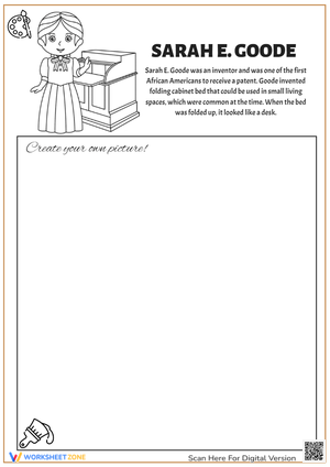 Sarah E. Goode Drawing Worksheet