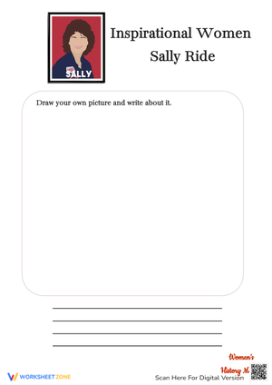 Sally Ride Inspirational Women Worksheet