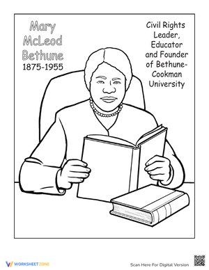 Meet Mary McLeod Bethune Worksheet