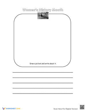 Famous Firsts Draw and Write
