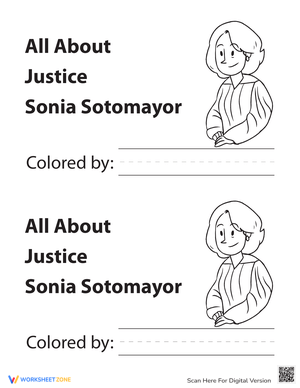 All About Sonia Sotomayor Reader