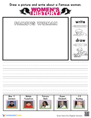 Drawing Practice: Famous Woman